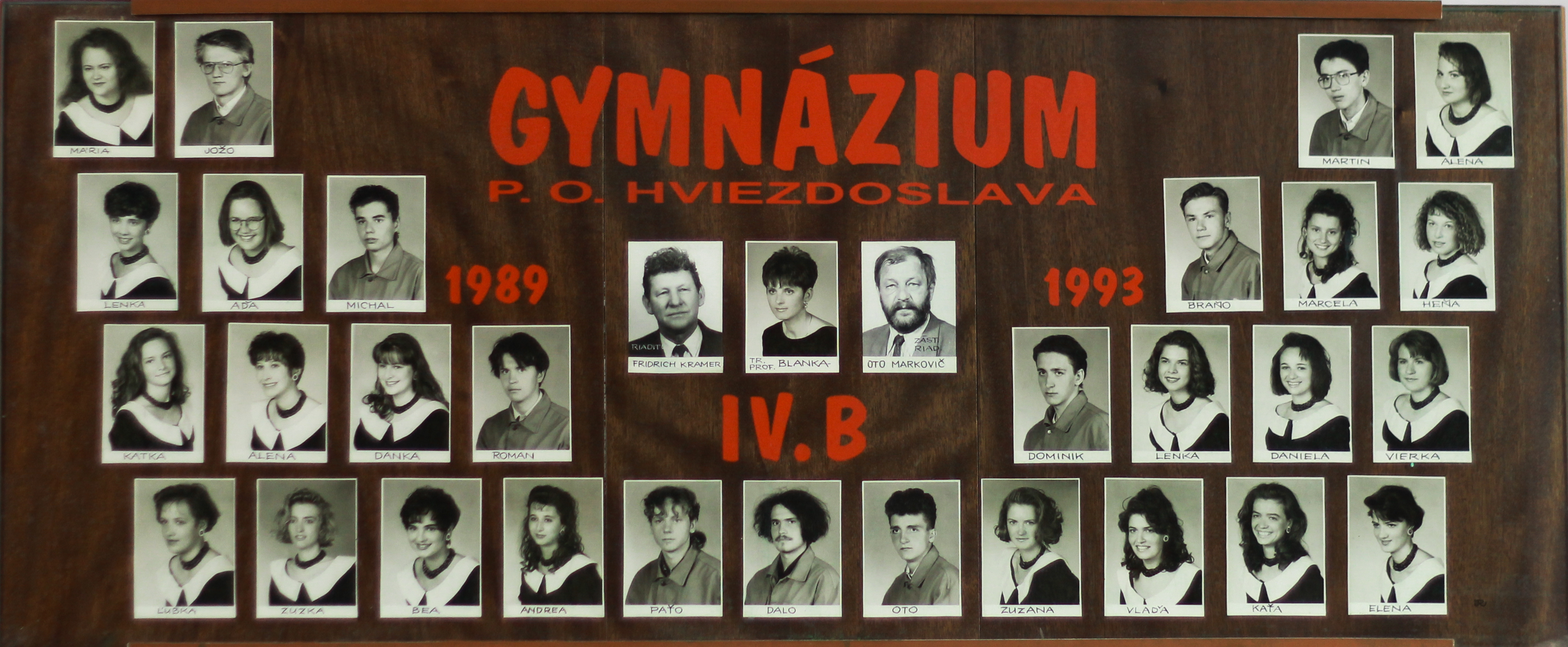Tabla B trieda